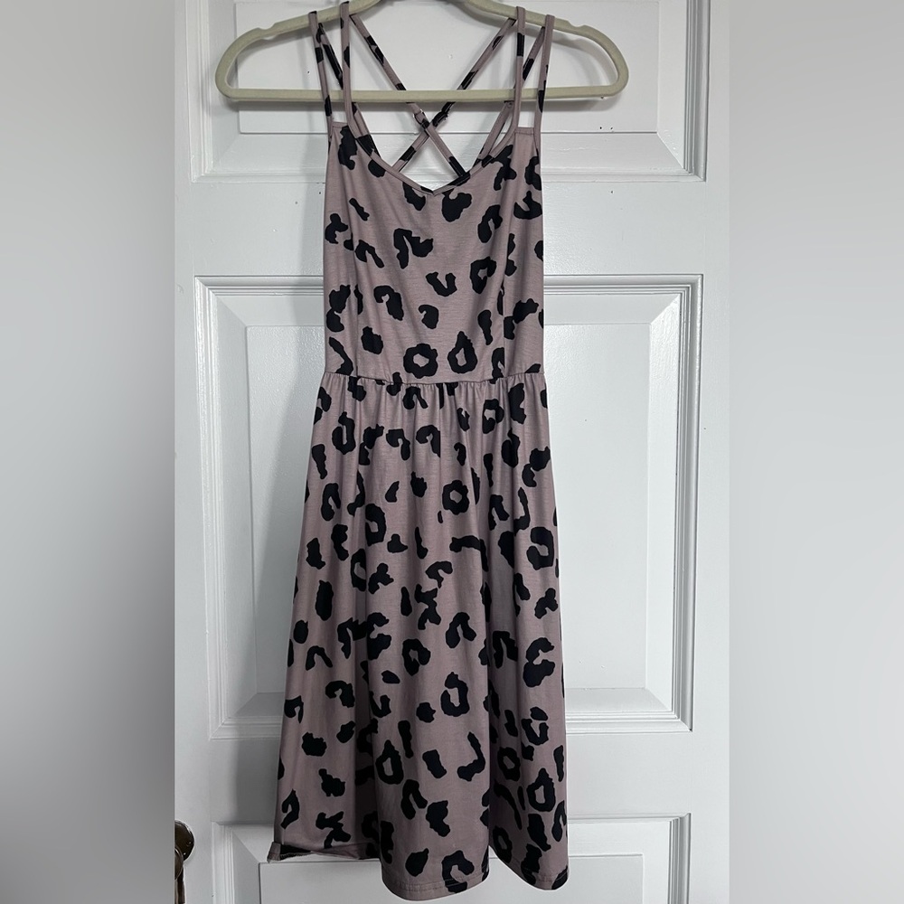 Stylish Leopard Print Dress